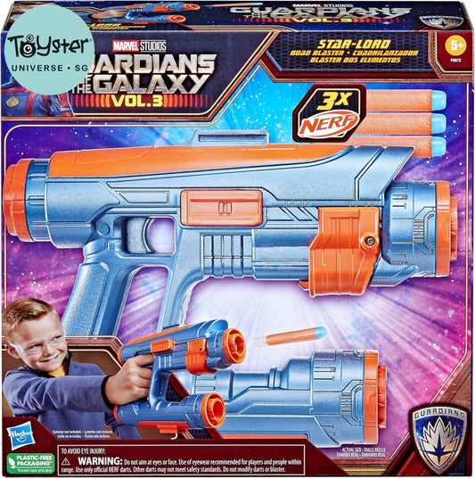 Marvel Studios’ Guardians Of The Galaxy Vol. 3 Nerf Star-Lord Quad Blaster