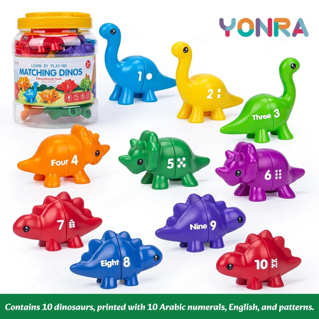 Matching Dinosaur Toy With storage bucket - Digital Style