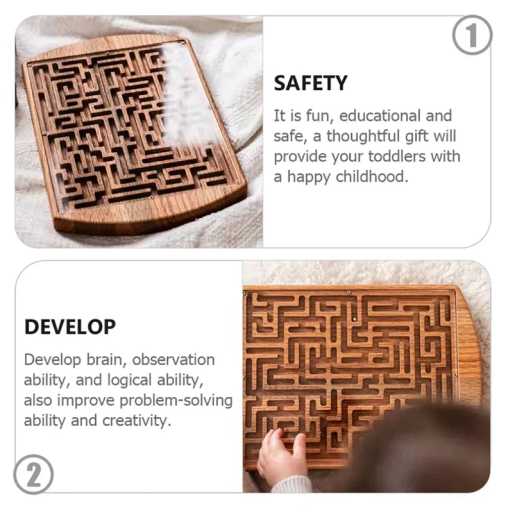 Maze Wooden Board Puzzle