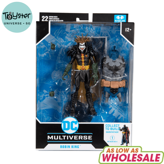 Mcfarlane Dc Multiverse Dark Nights Death Metal Robin King (Darkfather Build-A) Comics