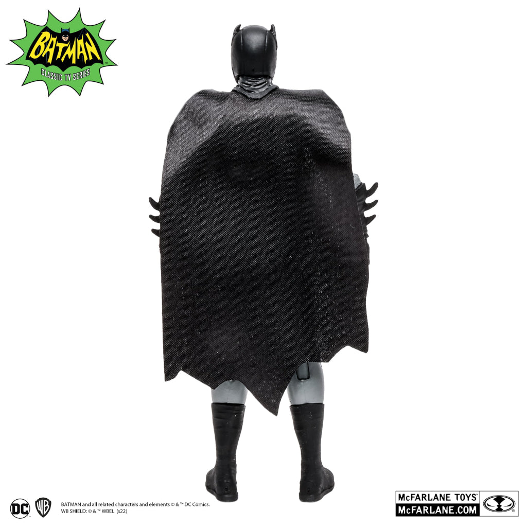 Mcfarlane Dc Retro Batman 66 6Inch Figure - Batman (Black & White Tv Variant) Comics