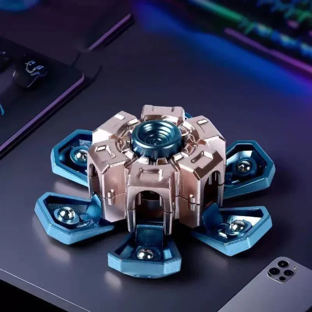 Mecha Fidget Spinner - Light blue
