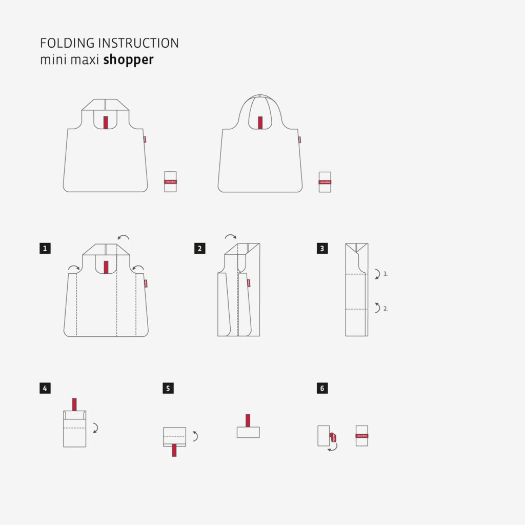 mini maxi shopper black