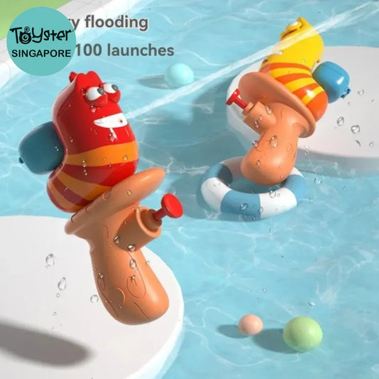 Mini Spray Bath Toy With Candy Snacks Storage