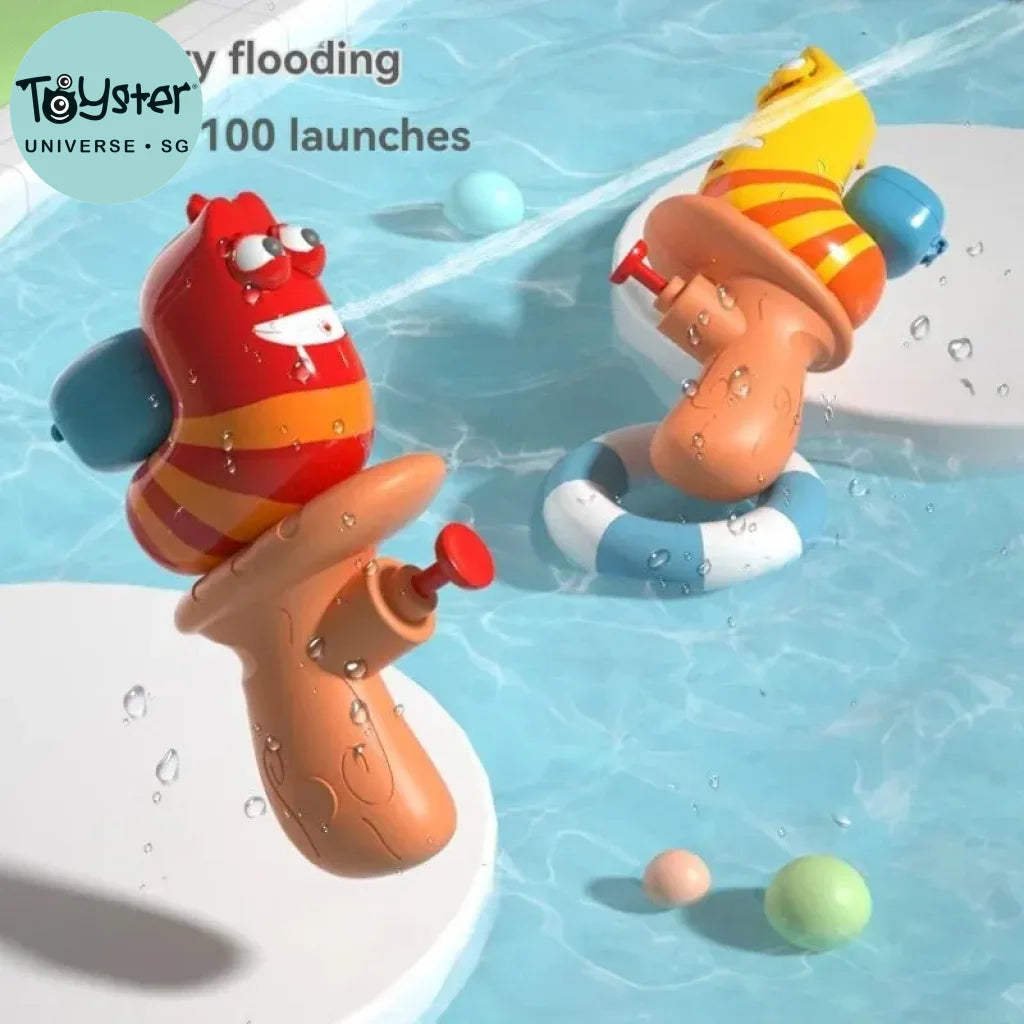 Mini Spray Bath Toy With Candy Snacks Storage