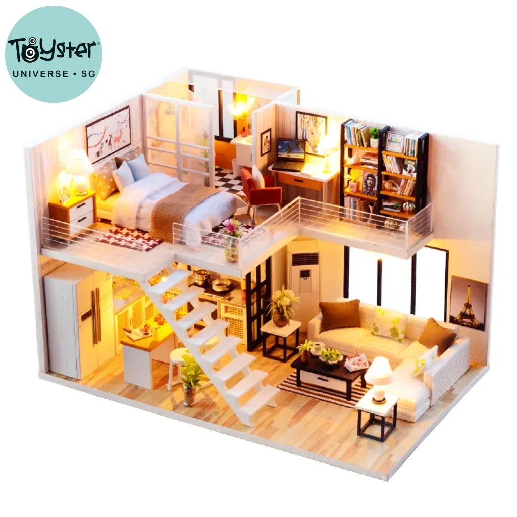 Miniature Diy Doll House With Furniture 2