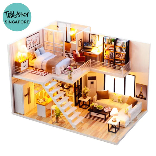 Miniature Diy Doll House With Furniture 2