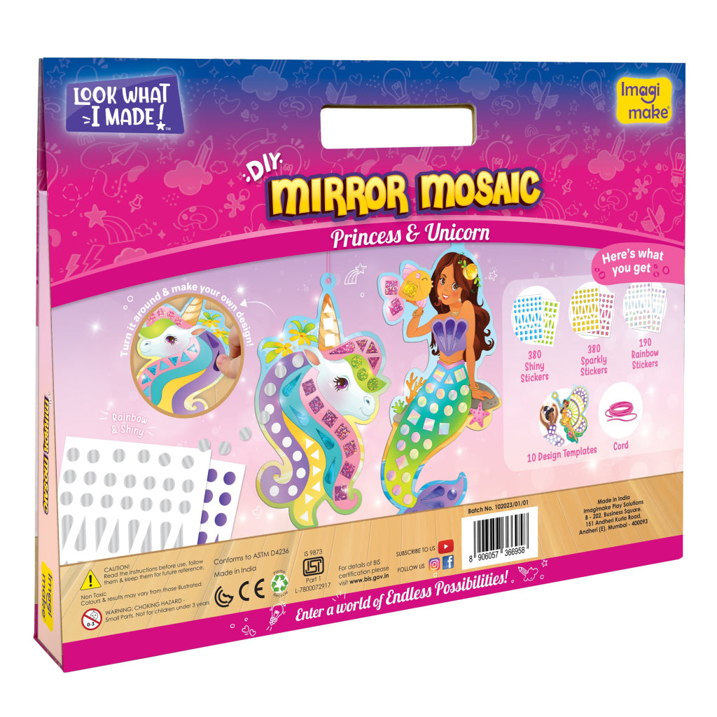 Mirror Mosaic - Princess & Unicorn - Mirror Mosaic