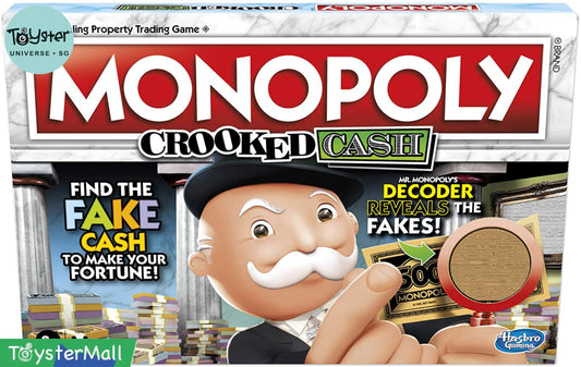 Monopoly Crooked Cash Board Game Hasbro Gaming