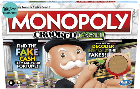 Monopoly Crooked Cash Board Game Hasbro Gaming