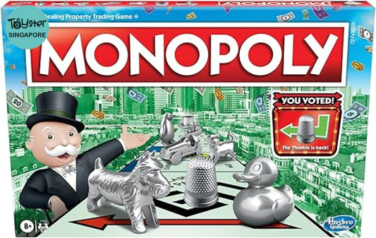 Monopoly Family Board Game (Token Vote Edition) Hasbro Gaming