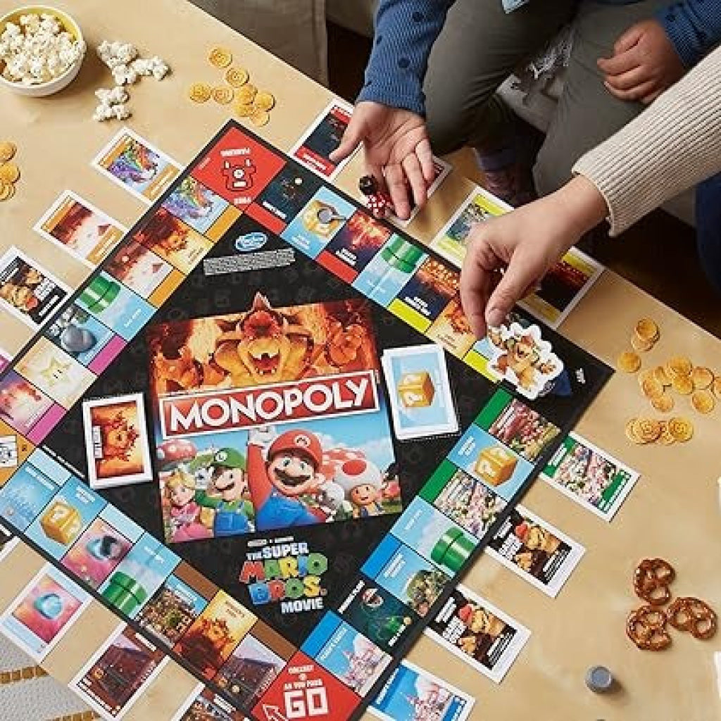 Monopoly The Super Mario Bros. Movie Edition Kids Board Game Hasbro Gaming