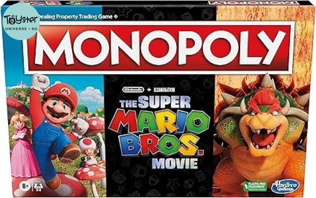 Monopoly The Super Mario Bros. Movie Edition Kids Board Game Hasbro Gaming