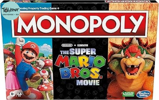 Monopoly The Super Mario Bros. Movie Edition Kids Board Game Hasbro Gaming
