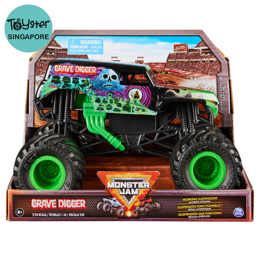 Monster Jam 1:24 Die-Cast Official Grave Digger Truck