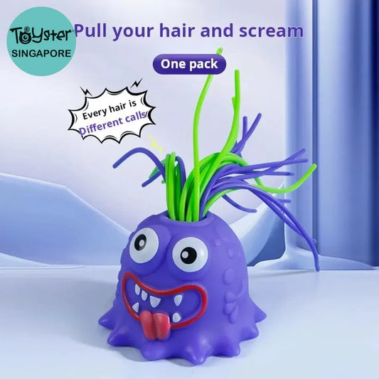 Monster Relieve Stress Scream Hair Pulling Toy
