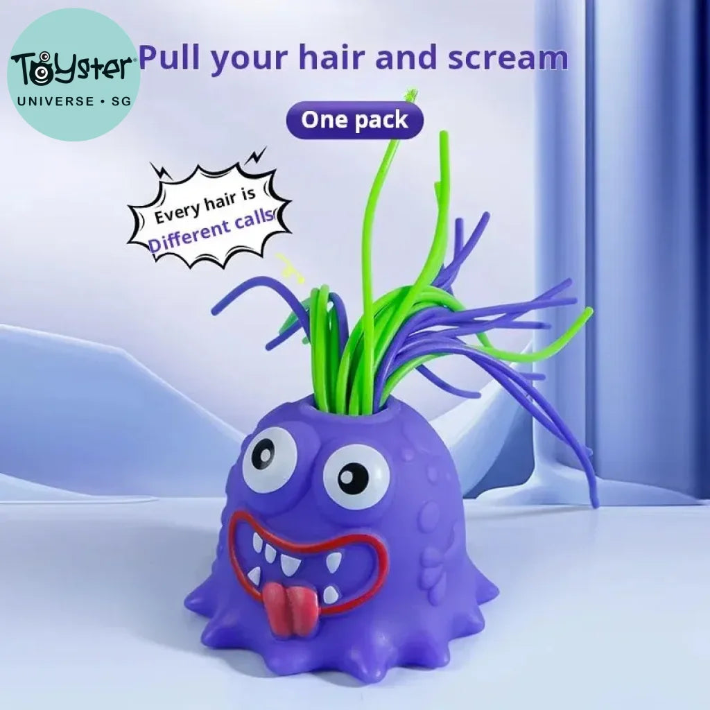 Monster Relieve Stress Scream Hair Pulling Toy