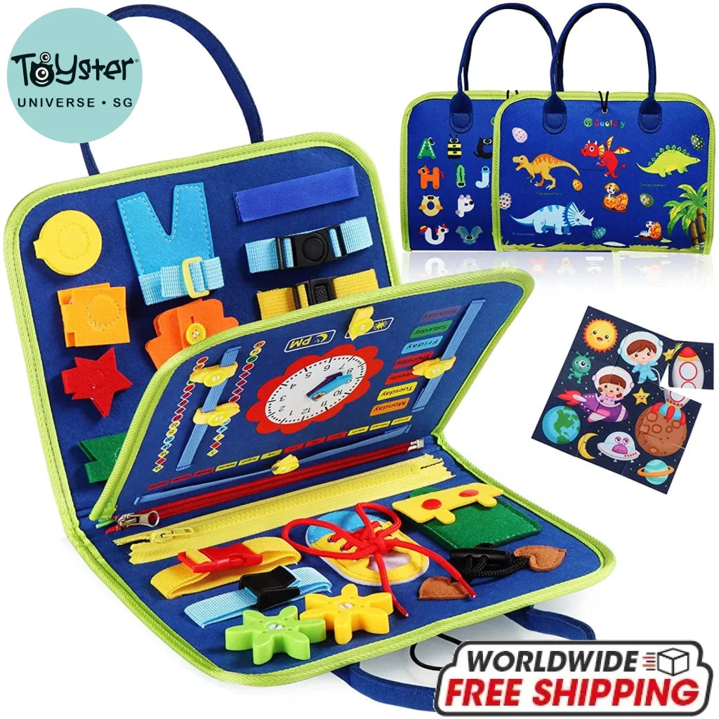Montessori Busy Board Educational Activity - TOYSTER.SG – Toyster ...