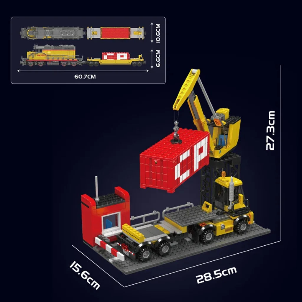 Mould King 12027 Remote Control Emd Sd40-2 Diesel Locomotive Model Rc Train Mould King