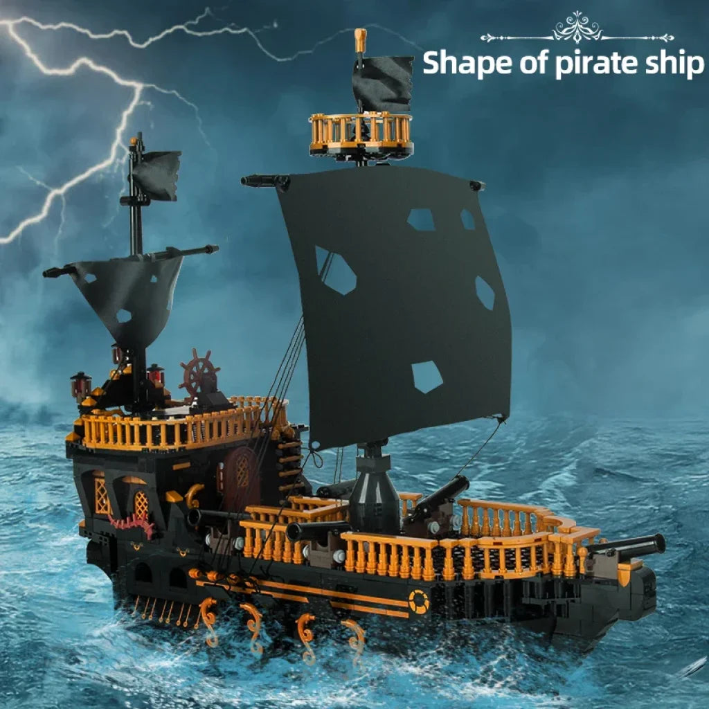 Gull Blocks MOULD KING 13083 Gull Pirates Ship Building Blocks Boat - TOYSTER.SG ...