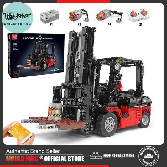 Mould King 13106 Rc Forklift Building Block Mould King