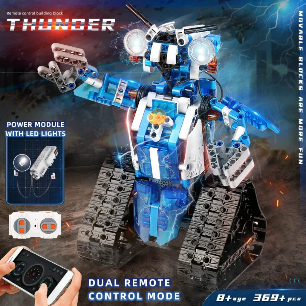 Mould King 15059 15078 Robot Toys The App&Rc Motorized With Led Part