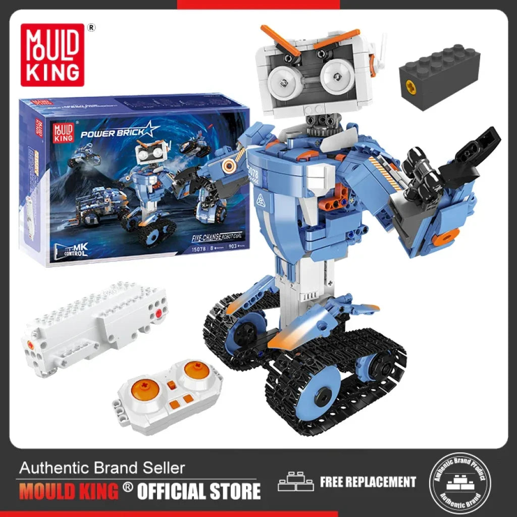 Mould King 15078 Technical Robot Building Block The Rc App Motorzed Five Chaning Mould King