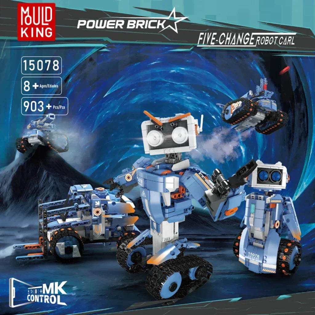 Mould King 15078 Technical Robot Building Block The Rc App Motorzed Five Chaning Mould King