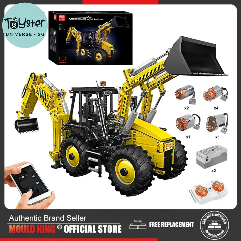 Mould King 17036 Motorized Excavator Building Block