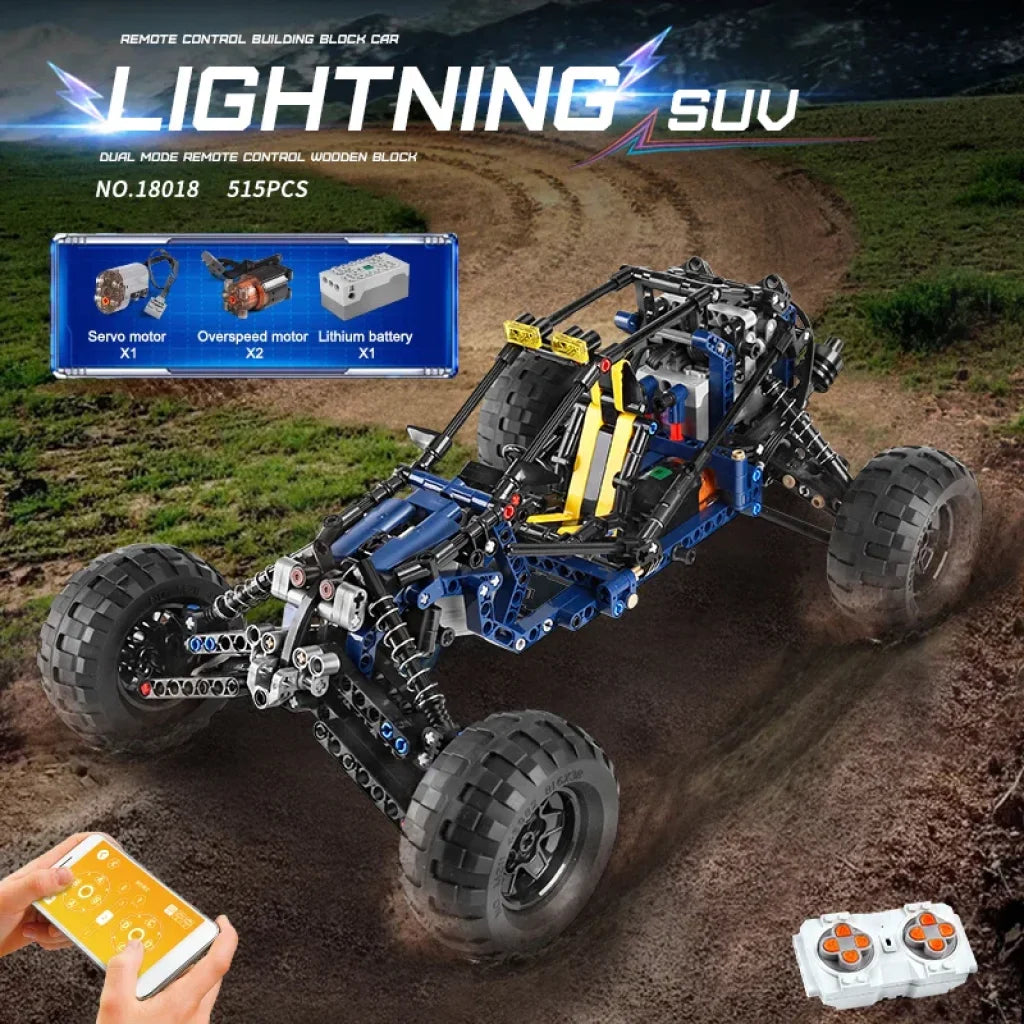 Mould King 18018 Technical Climbing Car The Moc-3028 Lightning App Remote Control