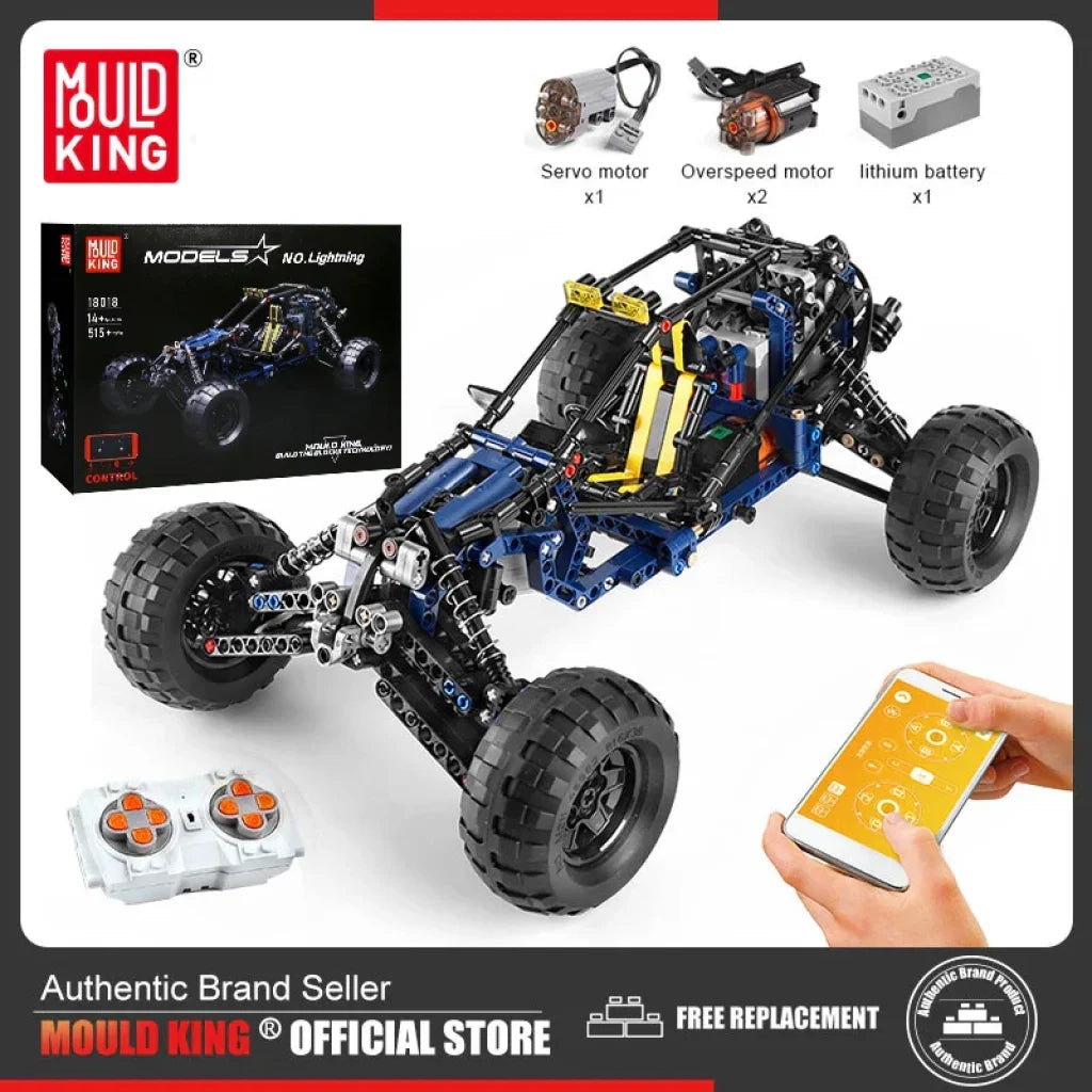 Mould King 18018 Technical Climbing Car The Moc-3028 Lightning App Remote Control