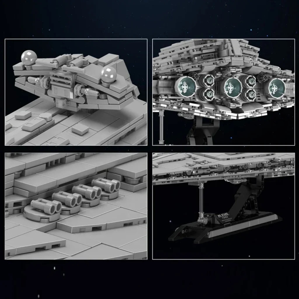 Mould King 21073 Star Plan Imperial Ship Model Mould King