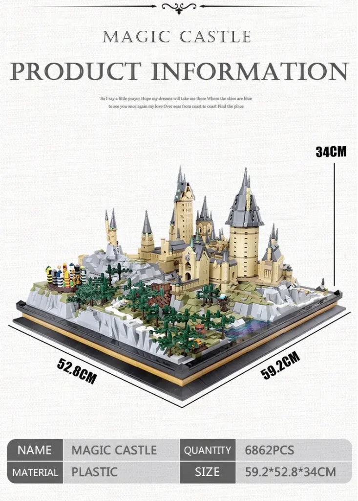 Mould King 22004 Magic Academy Castle Model Mould King