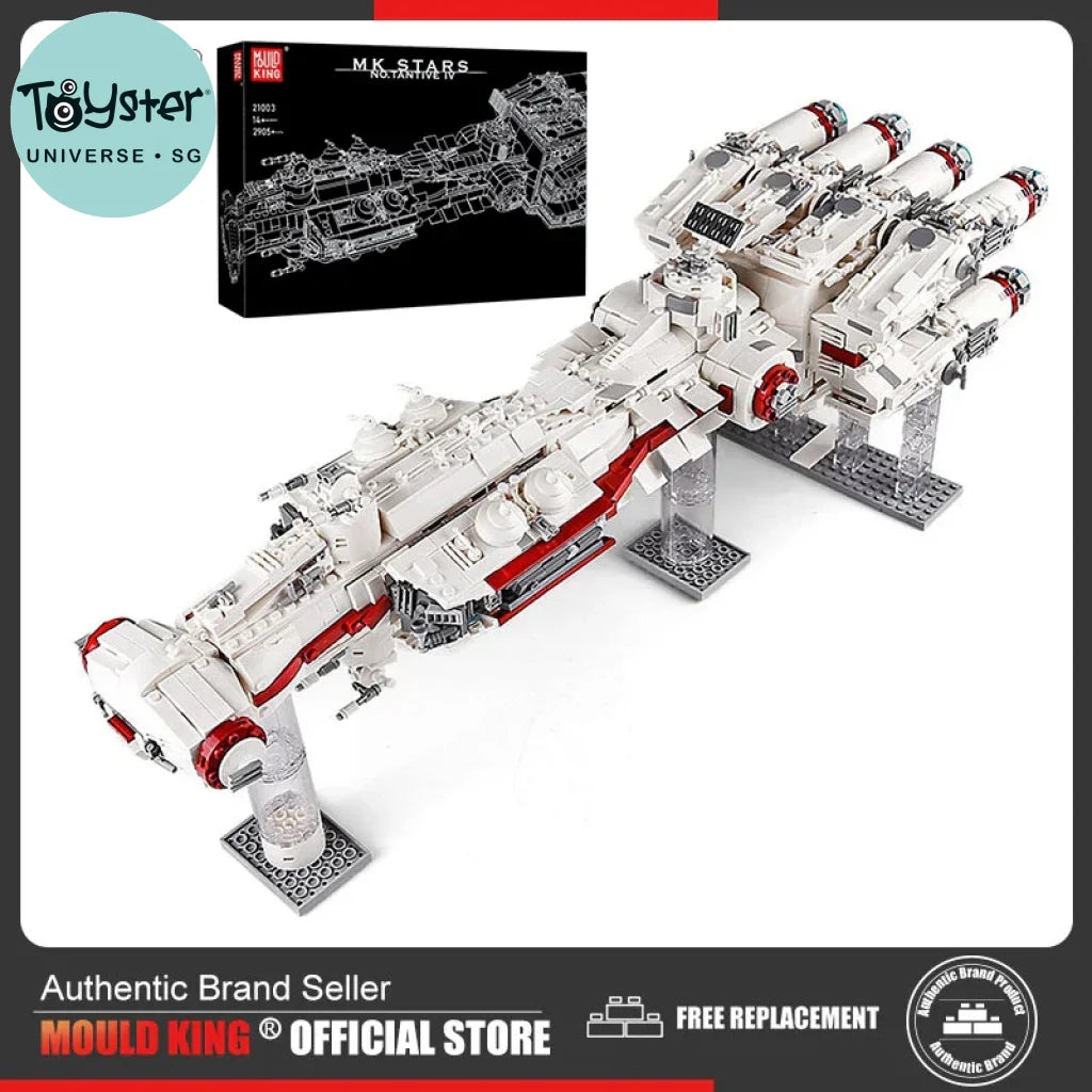 Mould King Building Blocks Star Plan Moc Eclipse-Class Dreadnought Set Ucs Fighters Mould King