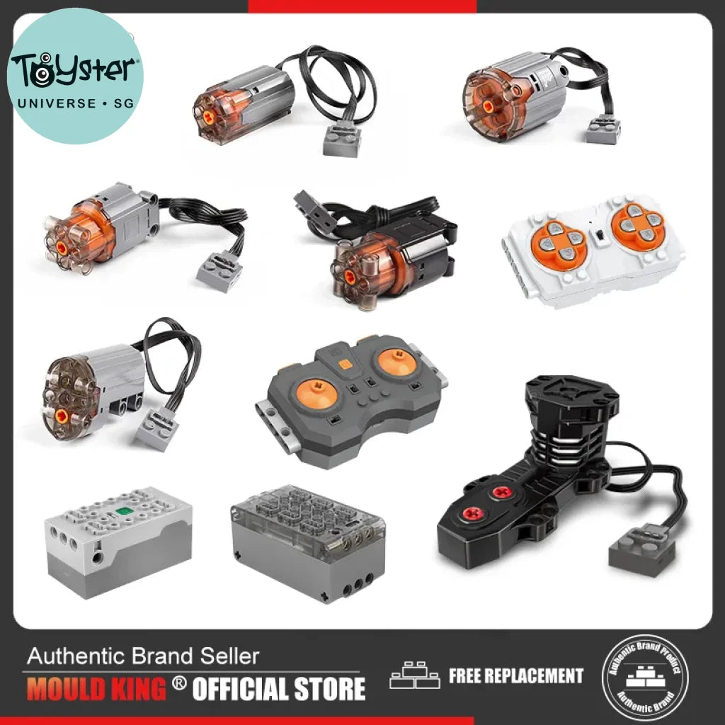 Mould King Motor And Battery Box Kit Technical Car 4.0 6.0 Fast Speed Charging Powered Module