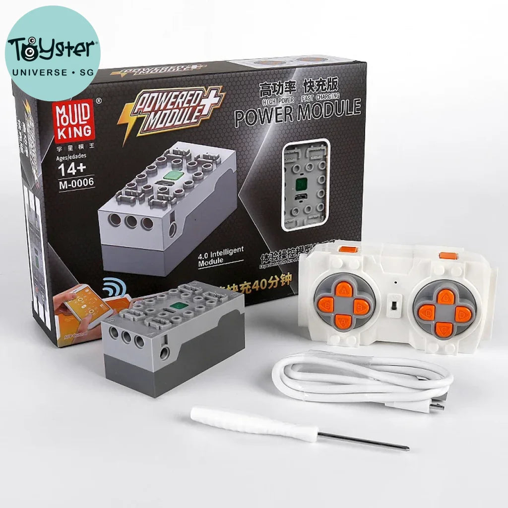 Mould King Motorized Car Parts The App Remote Controlle