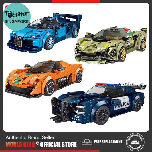 Mould King Racing Car With Display Box Building Block