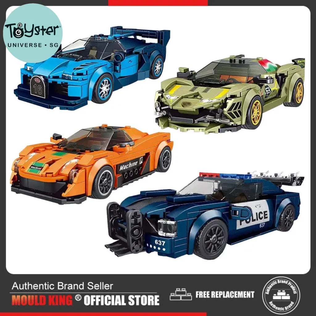 Mould King Racing Car With Display Box Building Block