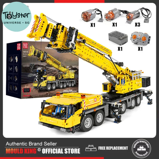 Mould King Technical Crane Building Kits App Rc Truck Model Sets Moc-0853 Mould King