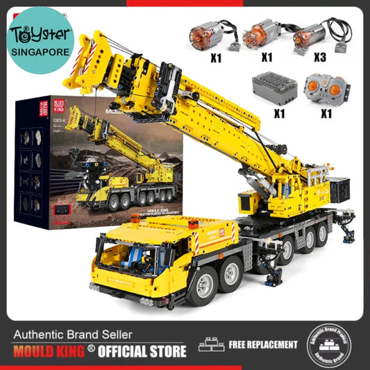 Mould King Technical Crane Building Kits App Rc Truck Model Sets Moc-0853 Mould King