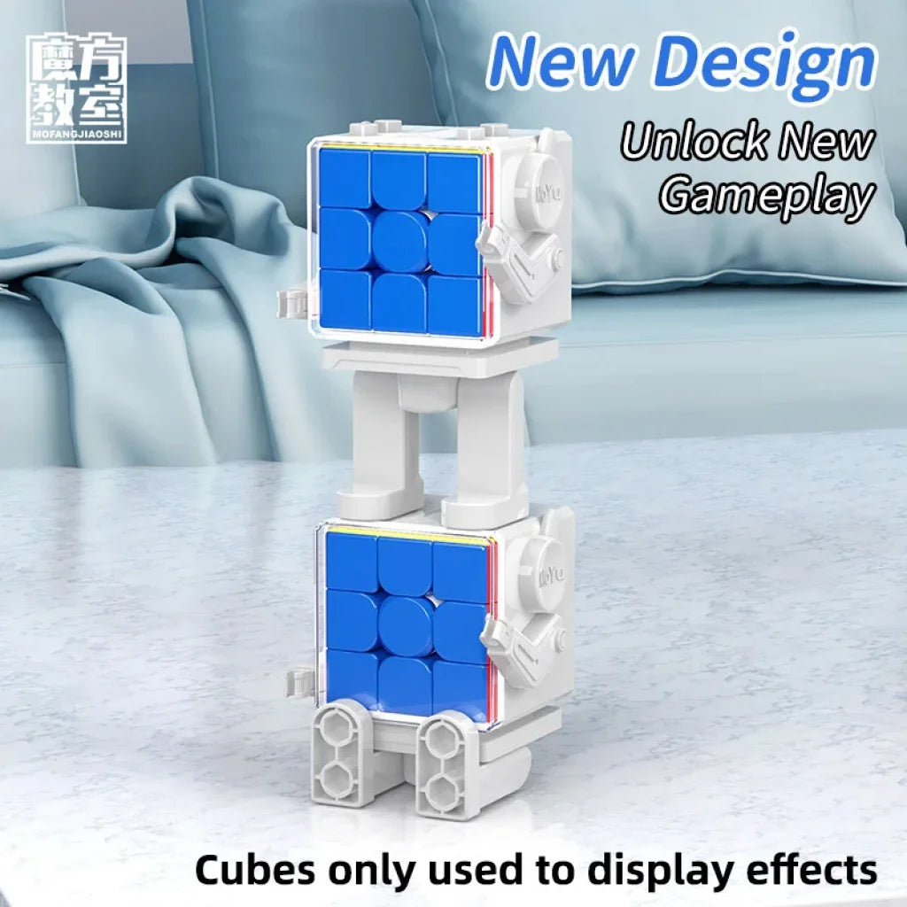 Moyu Magic Cube Robot Display Box For 2X2 3X3 4X4 5X5 3X3X3