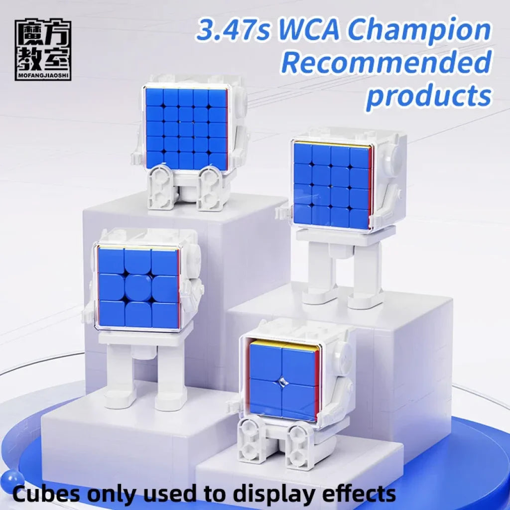 Moyu Magic Cube Robot Display Box For 2X2 3X3 4X4 5X5 3X3X3