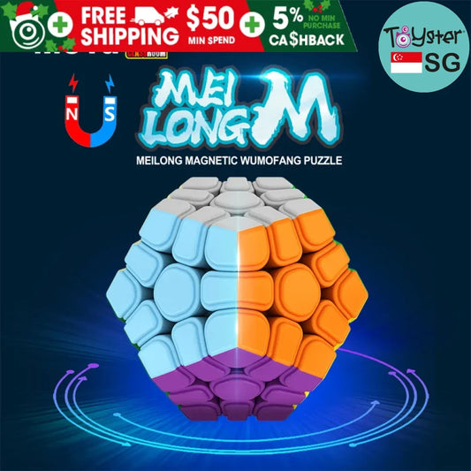 Moyu Megaminx Magnetic Magic Cube 3X3 Dodecahedron 12 Face