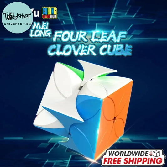 Moyu Meilong Clover Magic Speed Cube Stickerless Professional Moyu