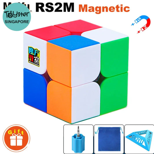 Moyu Rs2M Rs3M 2X2 3X3 Magnetic Magic Cube 2X2X2 3×3 Professional Speed Puzzle 3X3X3