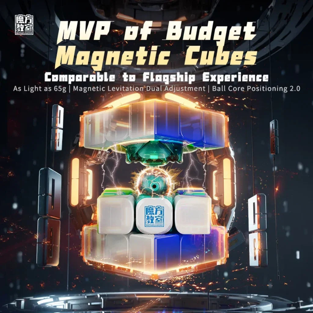 MoYu RS3M V5 3X3 Manetic Magic Cube MoYu 3X3X3 Stickerless Speed Cube Puzzle Toys Kid Gift Cubo Magico