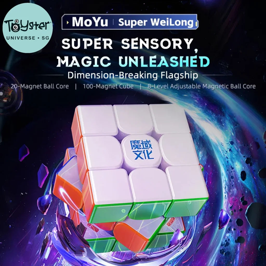 Moyu Super Weilong Magnetic / Maglev Ball Core Magic Cube Uv