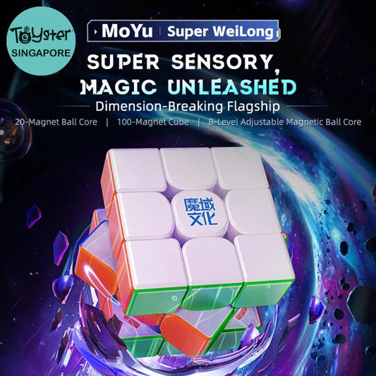 Moyu Super Weilong Magnetic / Maglev Ball Core Magic Cube Uv