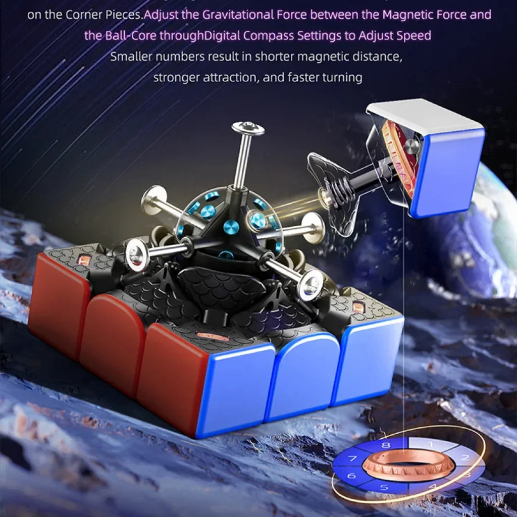 MOYU Super WEILONG Magnetic / Maglev Ball Core Magic Cube UV 3x3 ...