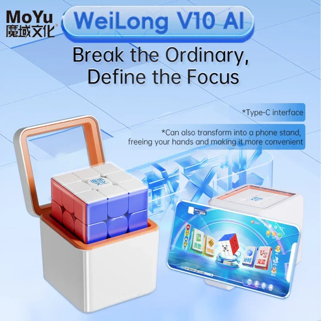 Moyu Weilong V10 Ai Smart Magnetic Magic Cube 3X3X3